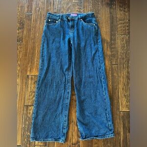 Raelynn Washed Low Rise Jeans, Size M